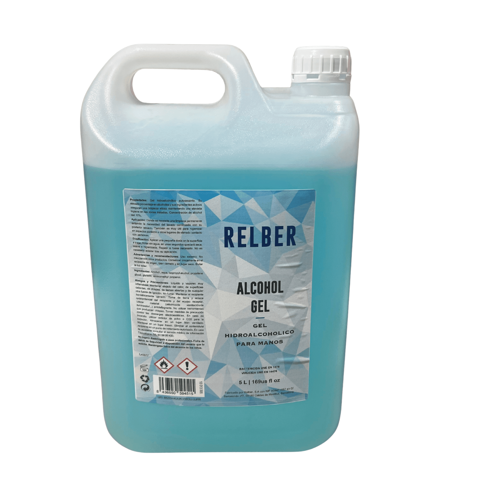 Gel Hidroalcoholico Garrafa 5lt