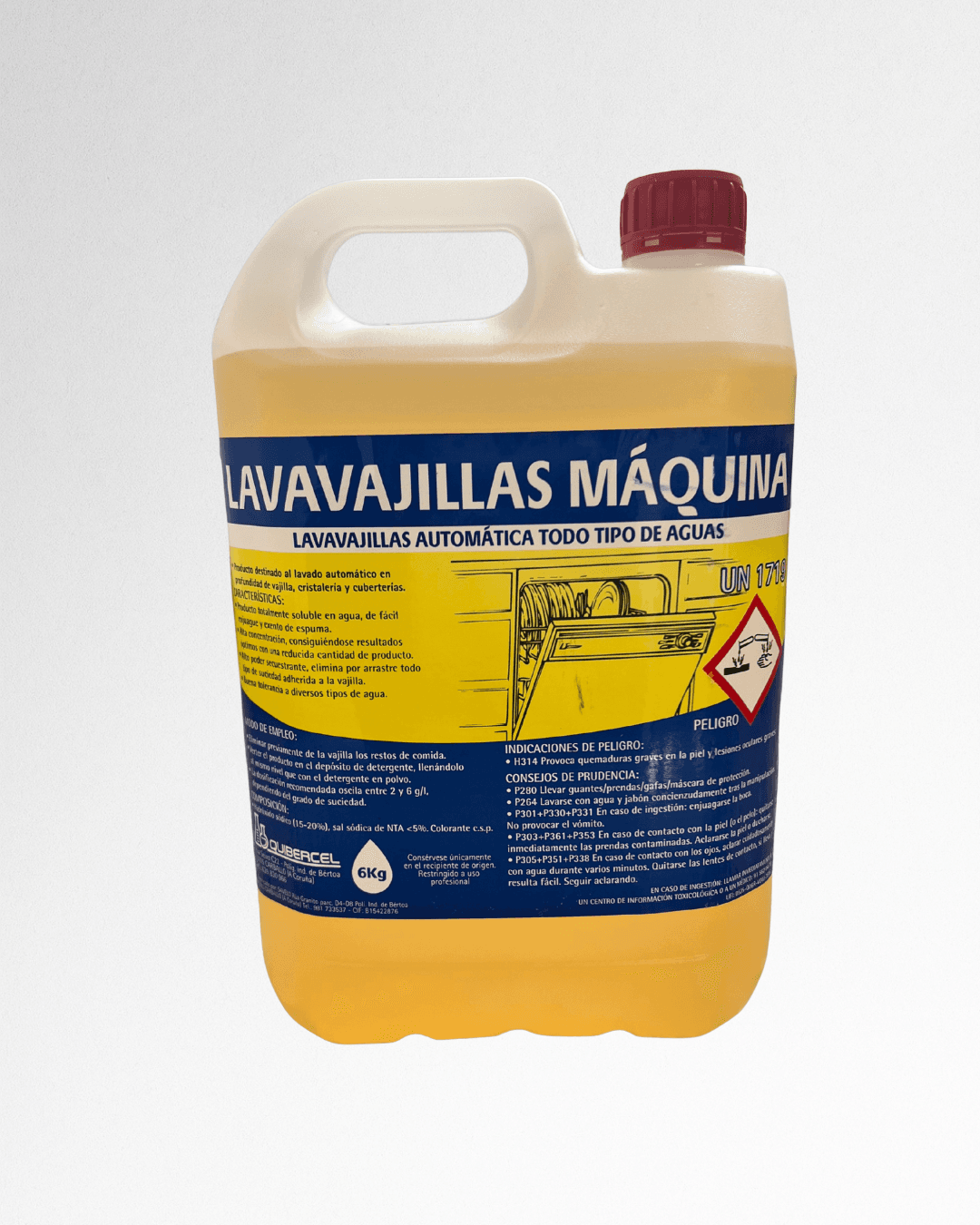Lavavajillas Maquina Quibercel 6kg